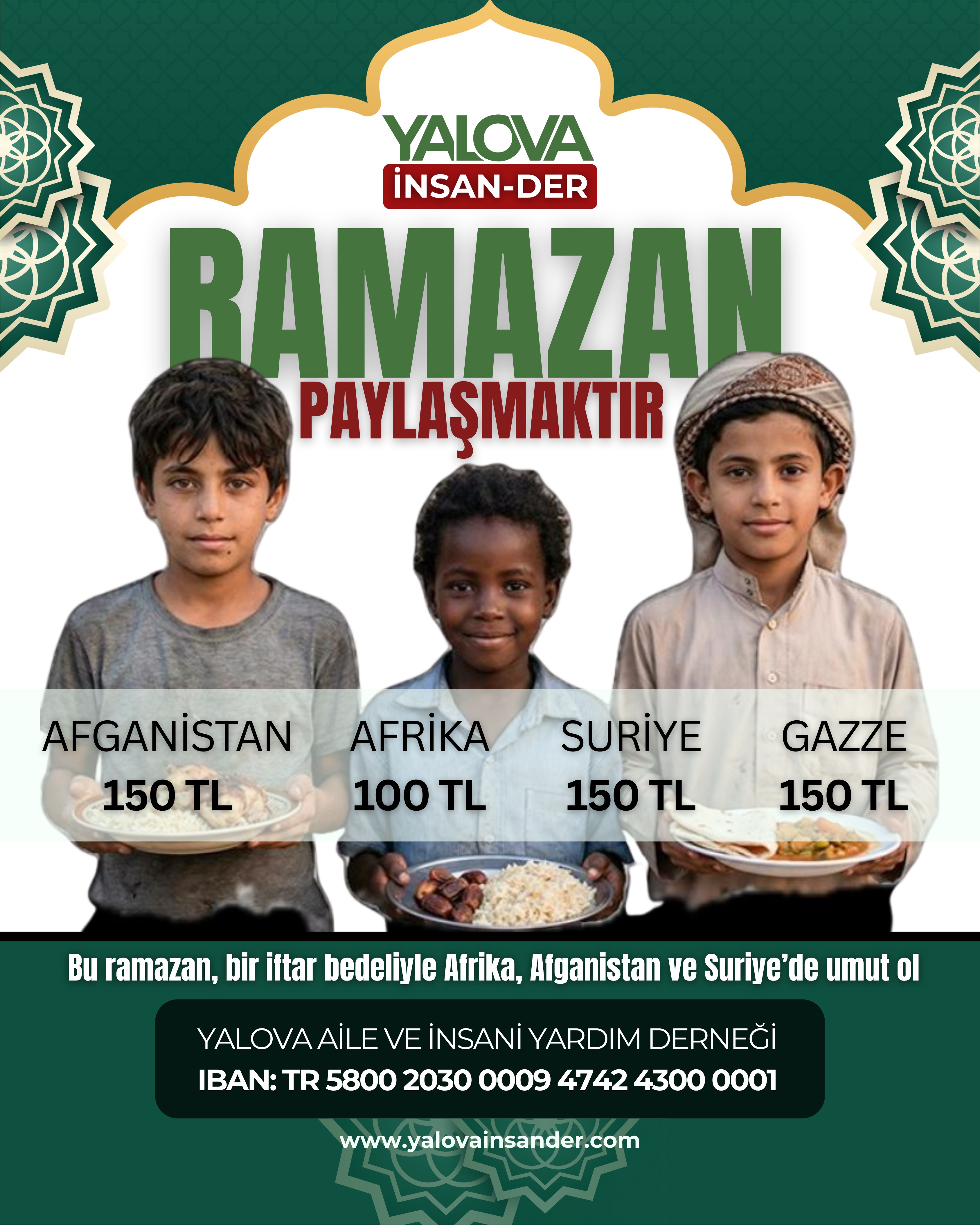 Zekatlarınız, Fitreleriniz ve Fidyelerinizle ilim talebelerine iftar veriyoruz