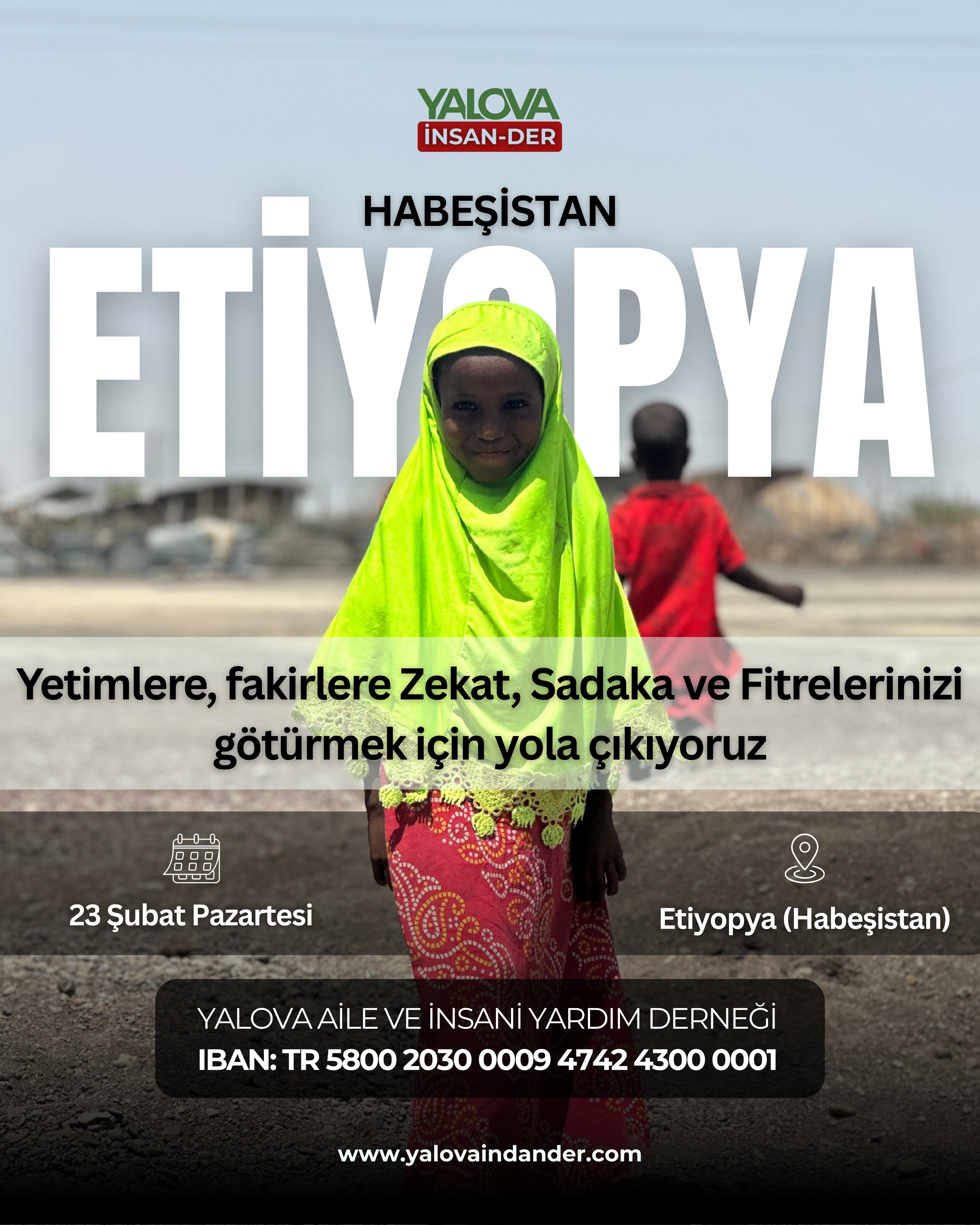 Etiyopya Habeşistan'da olan yetimlerle iftar ayrı güzel